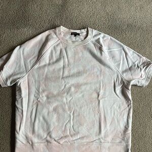 Banana Republic Cream and Pink Sweatshirt